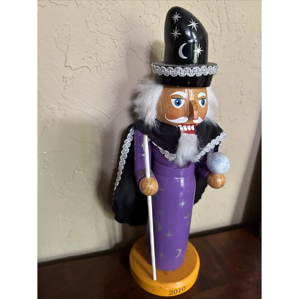 Nutcracker‎ Wizard 14.5 Inches Limited Edition  2010 With Crystal Ball